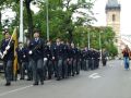Náhled: Pochodující jednotky pražské policie.